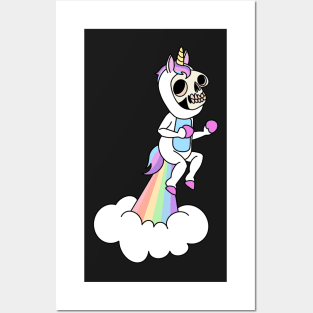 Unicorn Onesie Posters and Art